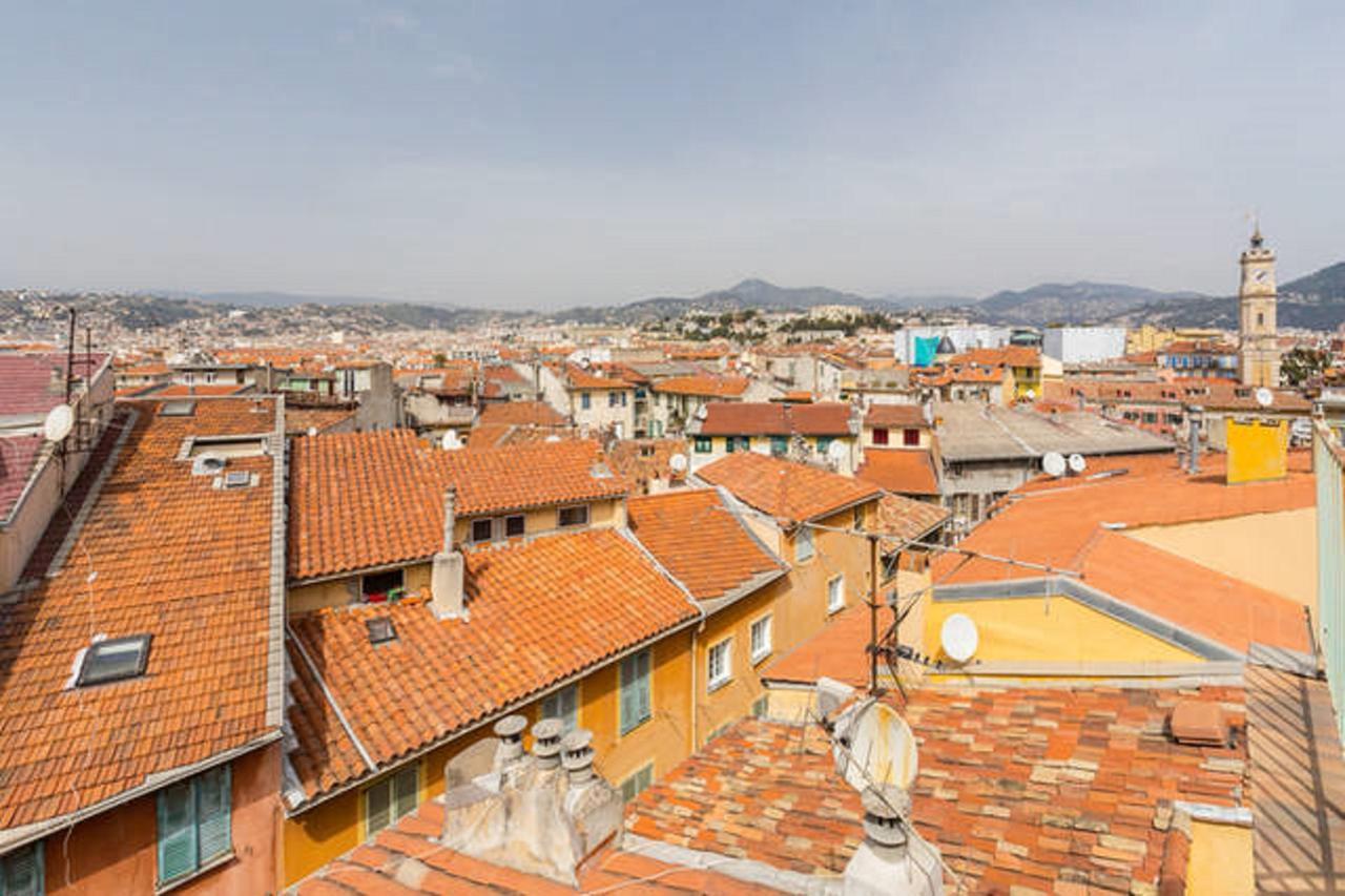 La Croix - F3, Terrasse Vue Panoramique, Vieux-Nice Old Town And Terrace 외부 사진