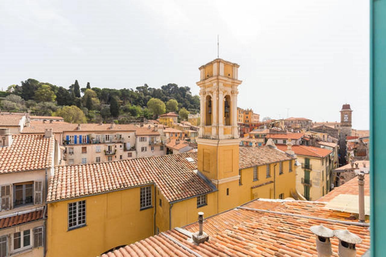La Croix - F3, Terrasse Vue Panoramique, Vieux-Nice Old Town And Terrace 외부 사진